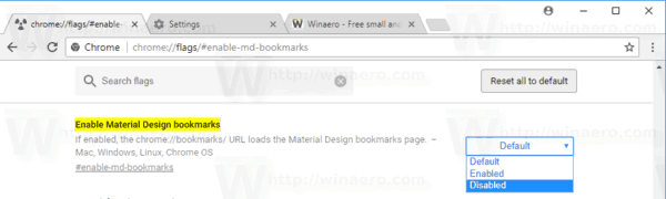 Så här inaktiverar du materialdesign för Chrome-bokmärken