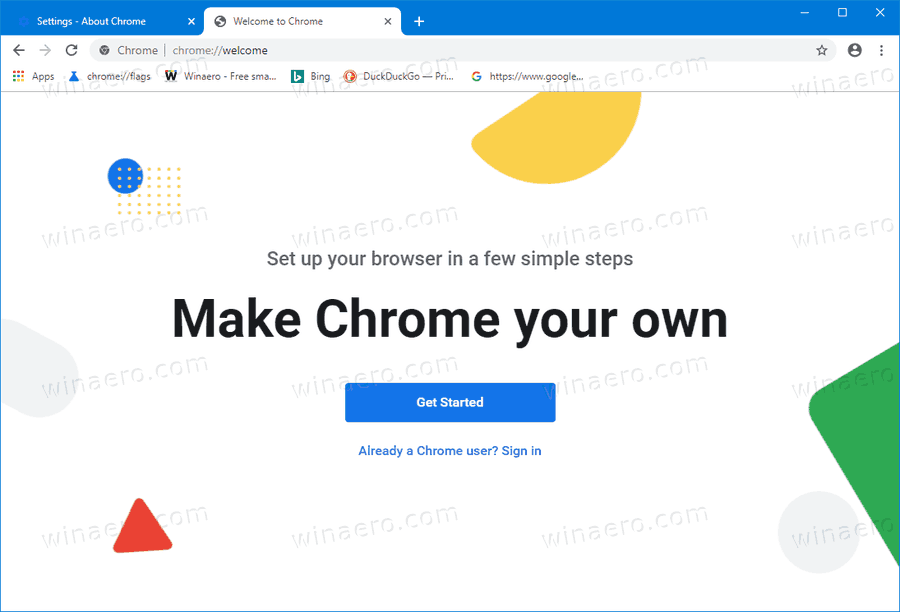 Omogućite boju i temu za stranicu nove kartice u pregledniku Google Chrome