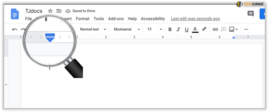 Como fazer um recuo pendurado no Google Docs