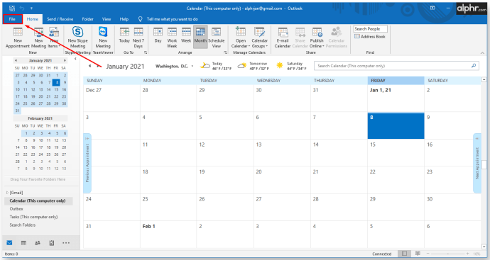 วิธีการสำรองและส่งออกอีเมล Outlook ทั้งหมด