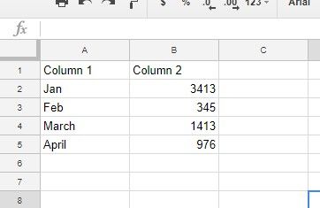 Как да разменяме колони в Google Sheets