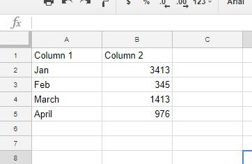 Cómo intercambiar columnas en Google Sheets