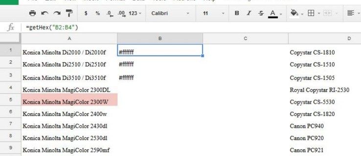 Sådan filtreres efter farve i Google Sheets