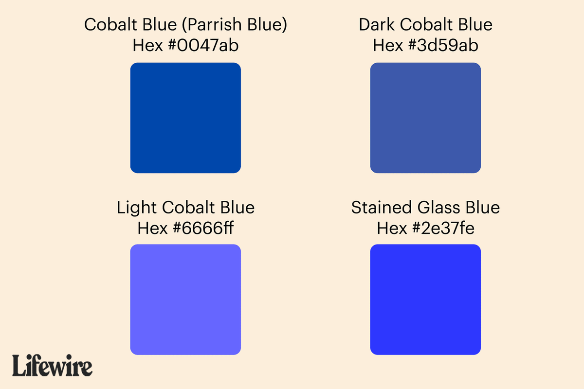 El color blau cobalt i com s'utilitza a l'edició