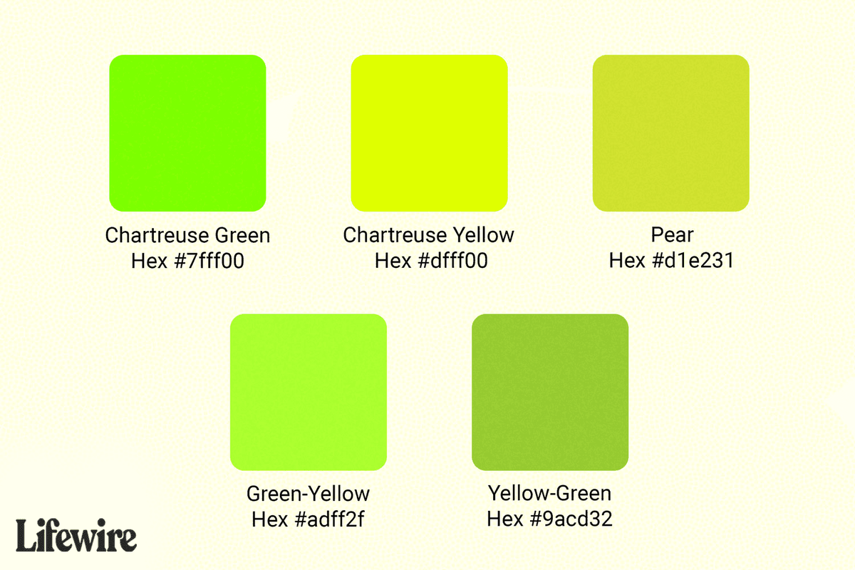 Kokia spalva yra Chartreuse?