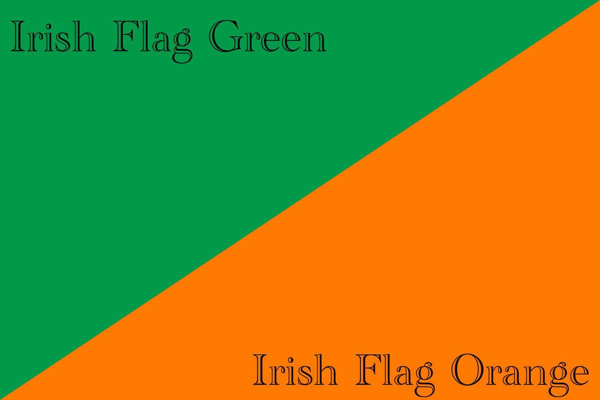 اللون الأخضر الأيرلندي: الألوان المختلفة لعيد القديس باتريك