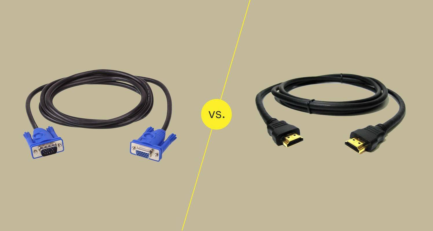VGA بمقابلہ HDMI: کیا فرق ہے؟