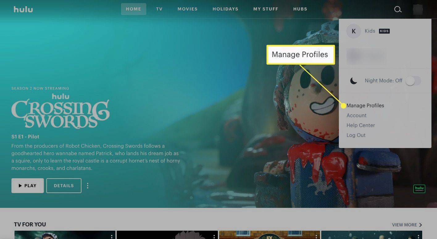 Come eliminare un profilo su Hulu