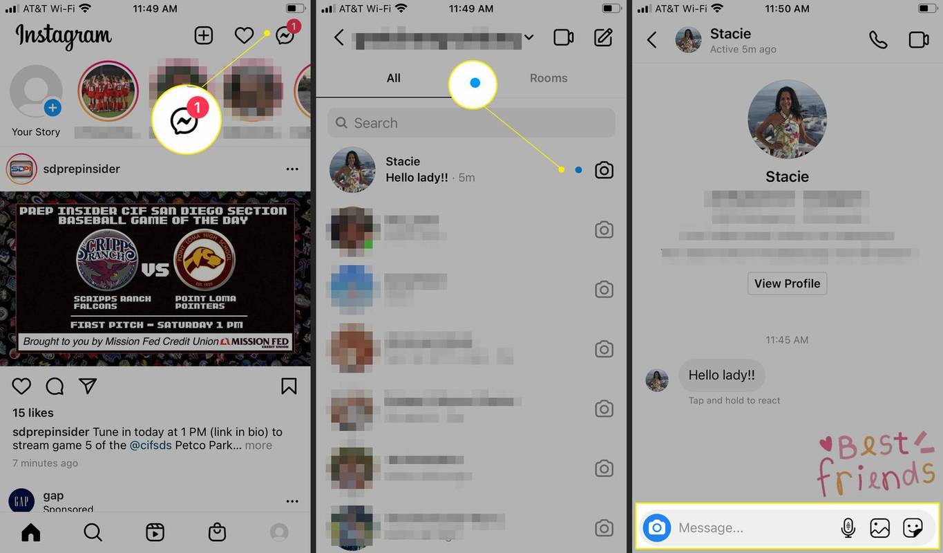 Instagram에서 메시지를 확인하는 방법