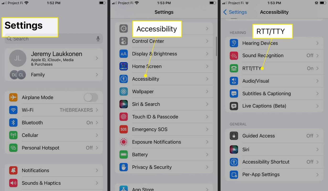 Bagaimana untuk Mematikan RTT pada iPhone
