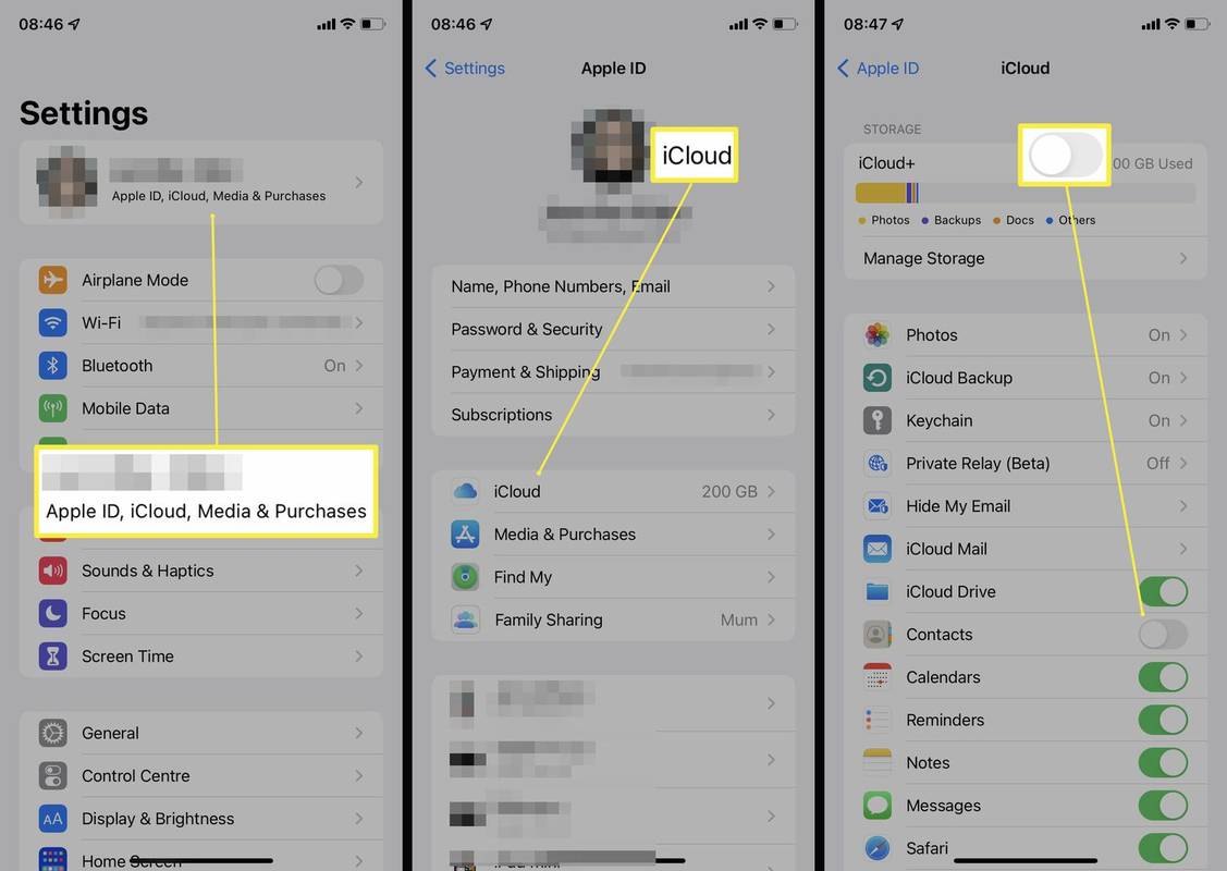 iPhone से Mac में संपर्कों को कैसे सिंक करें