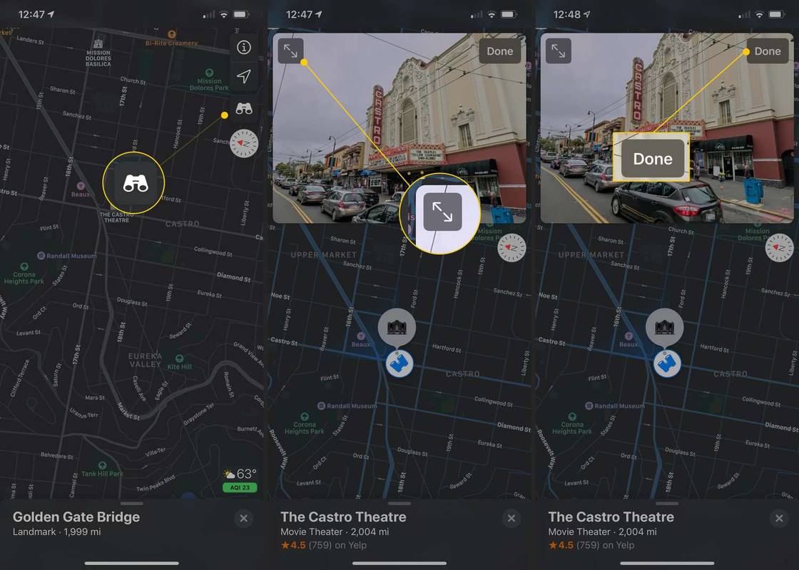 Hoe Apple Maps Street View te gebruiken