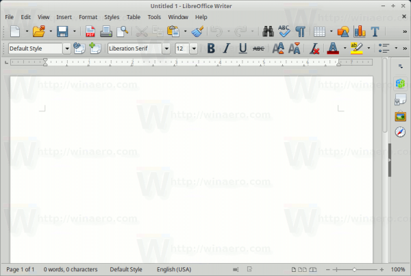 Вземете цветни икони в LibreOffice на Linux Mint
