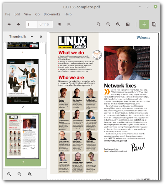 Linux Mint : Xreader 및 Cinnamon 개선 사항