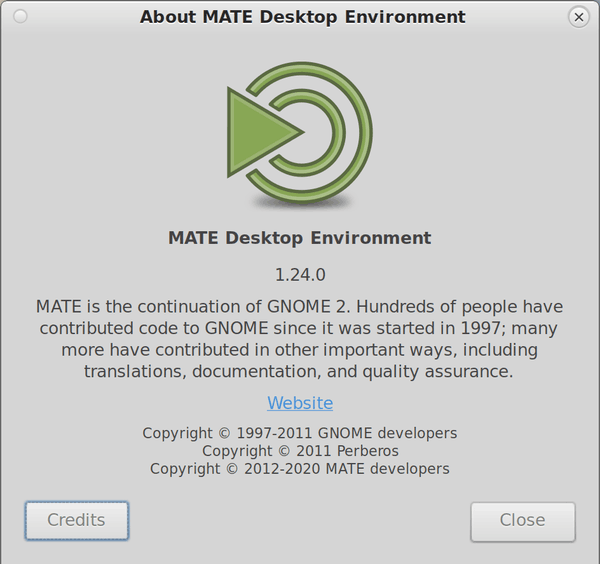 Linux：MATE DE 1.24がリリースされました、変更を確認してください