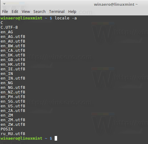 Kaip pašalinti lokalę iš „Linux Mint“