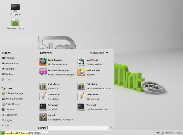 Linux Mint 17.2 phiên bản cuối cùng được phát hành với MATE và Cinnamon