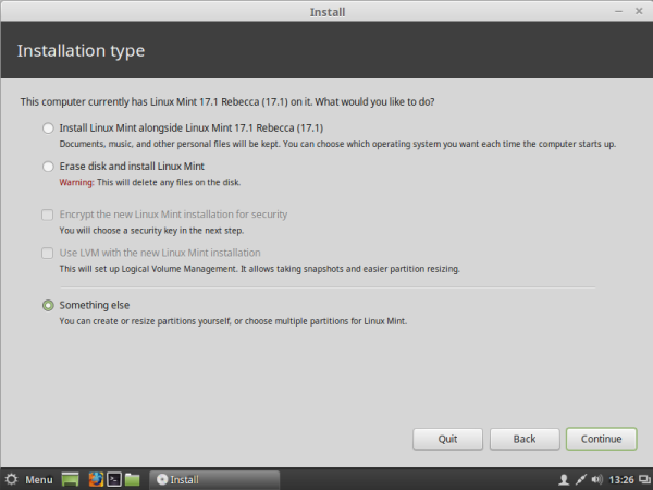 Kā sadalīt cieto disku, lai instalētu Linux Mint