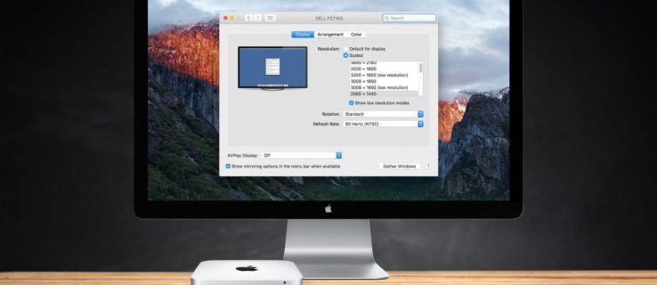Sådan indstilles brugerdefinerede opløsninger til eksterne skærme i Mac OS X