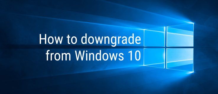 Comment rétrograder de Windows 10 à Windows 8.1 ou Windows 7