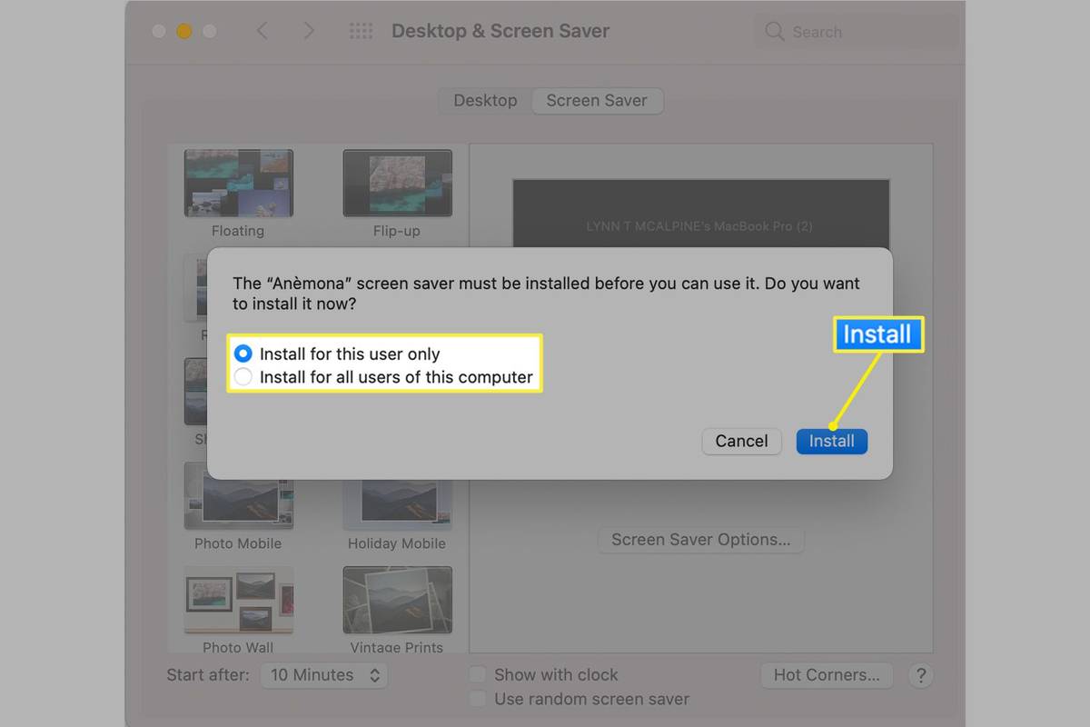 วิธีเพิ่มโปรแกรมรักษาหน้าจอลงใน Mac ของคุณ