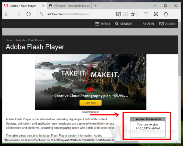 Kuidas blokeerida Adobe Flash rakenduses Edge