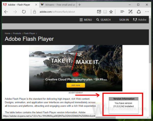 Com desactivar Adobe Flash a Edge