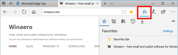 Paano mag-edit ng URL sa Mga Paborito sa Microsoft Edge