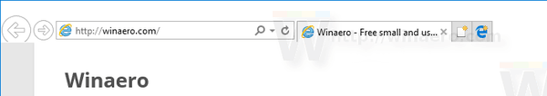 Onemogoči gumb Edge v Internet Explorerju v sistemu Windows 10