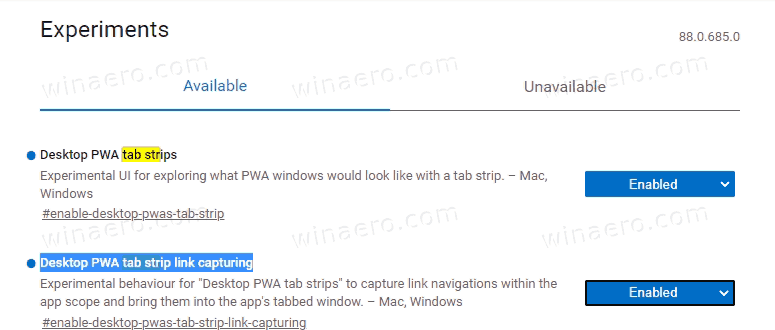 Microsoft Edge tagad var tvert un atvērt saites ar ciļņiem izvietotajās PWA