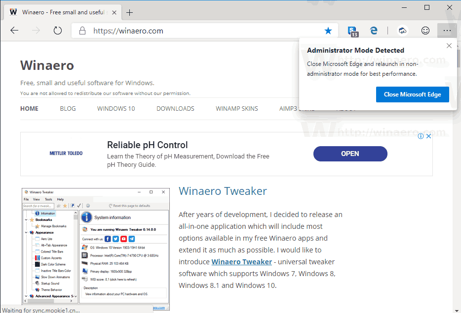 Microsoft Edge acum se ridică automat