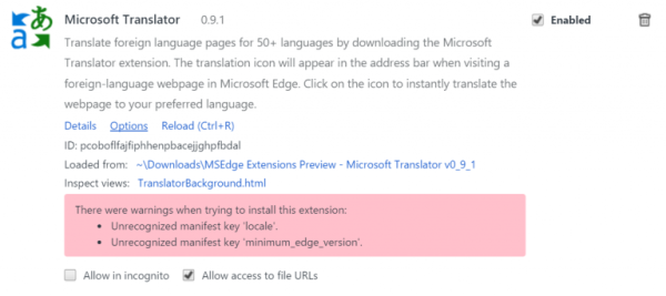 Microsoft Translator er nu integreret med Microsoft Edge Chromium