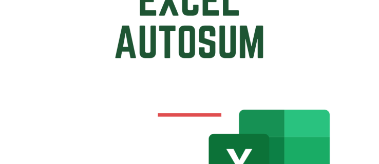 Een kolom optellen in Microsoft Excel