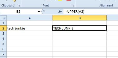 Sådan kapitaliseres det første bogstav i Excel-regnearkceller