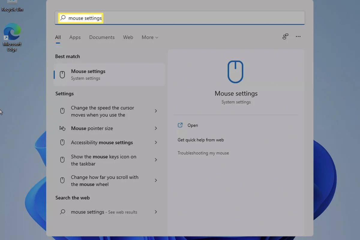 Cómo desactivar la aceleración del mouse en Windows 11