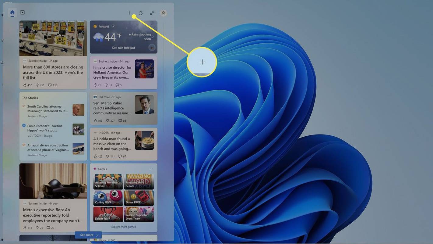 Come aggiungere o rimuovere widget sul desktop di Windows 11