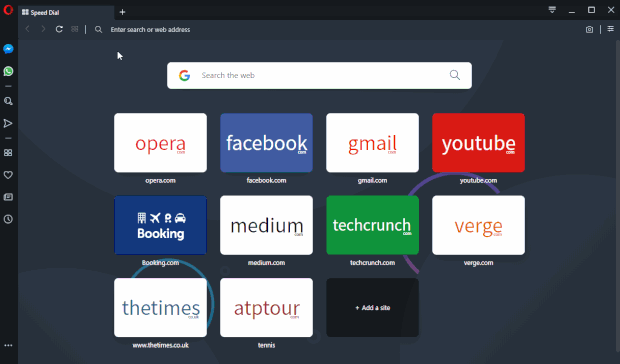 Opera 63: ātrā numura filtrēšana