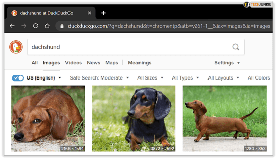 Comment rechercher des images sur DuckDuckGo