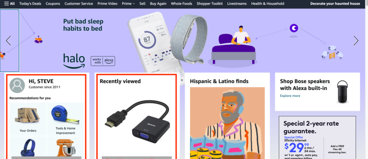   Как да изтриете вашата хронология на сърфиране в Amazon (предмети, които вие've Viewed)