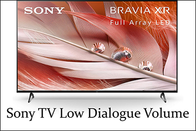 Comment réparer un faible volume de dialogue sur un téléviseur Sony