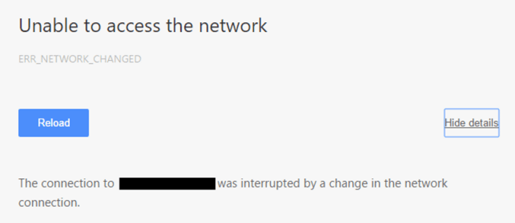 Soluciones fáciles para errores ERR_NETWORK_CHANGED en Windows