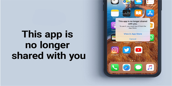 Hur man felsöker den här appen delas inte längre med dig