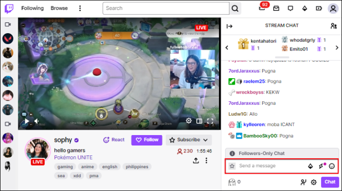 Come disattivare il filtro della chat in Twitch