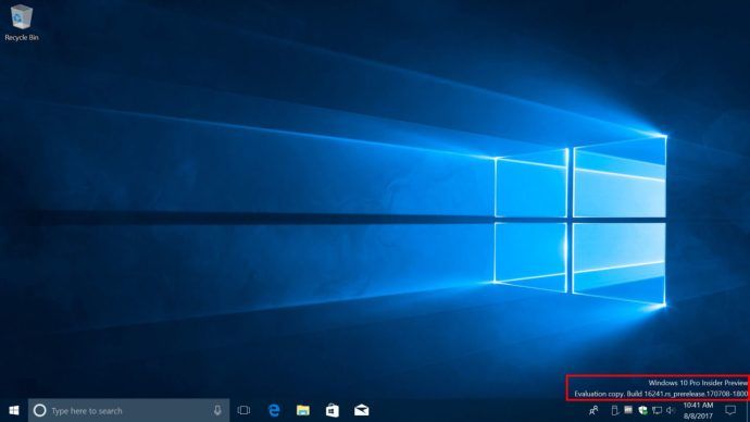 Jak usunąć znak wodny systemu Windows 10 z komputerów z programami niejawnych testerów