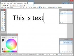 Cum să conturați textul cu Paint.NET