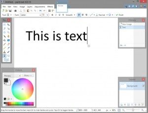 Wie man Text mit Paint.NET umreißt