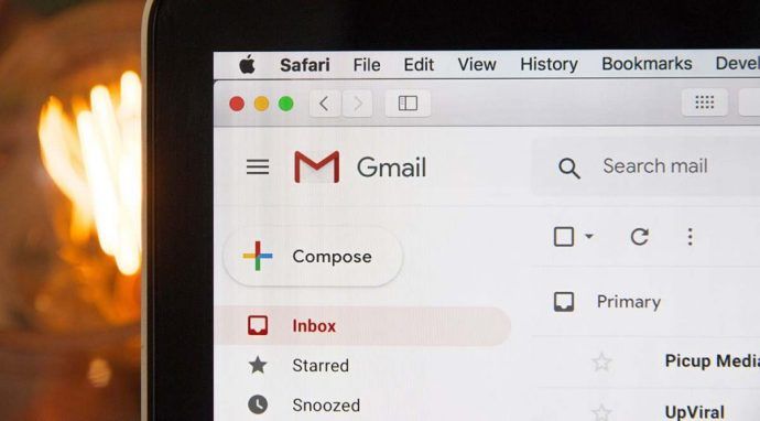 Cách đặt hàng Gmail theo kích thước