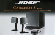 Преглед на високоговорителите на Bose Companion 3 Series II