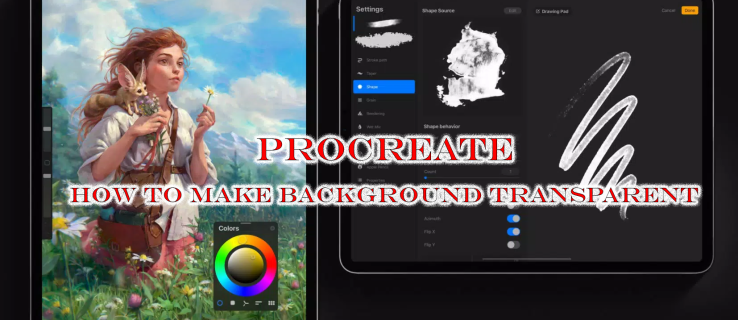 Cách tạo nền trong suốt trong Procreate