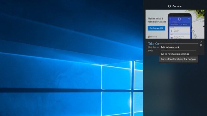 Kratek nasvet: Kako izklopiti obvestila Cortana v sistemu Windows 10